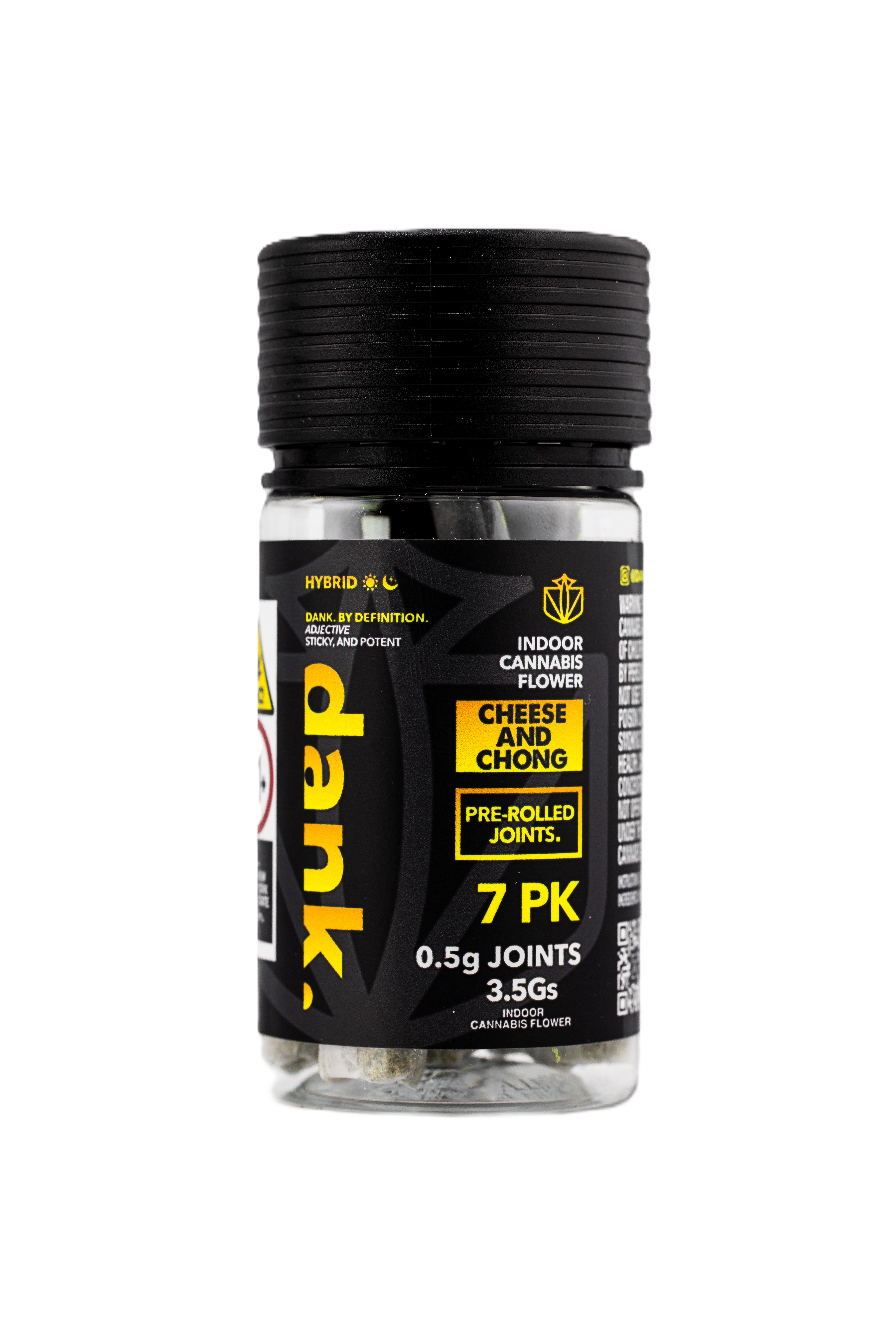 Photograph of product: Dank | Preroll | 7 Pack | Cheese and Chong | 3.5g