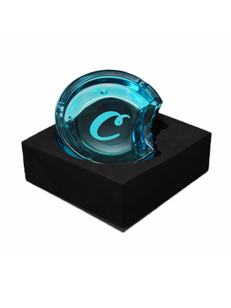 Photograph of product: Blazy Susan - Classic Ashtray - Black w/ Pink