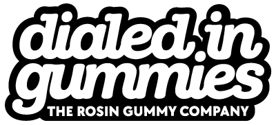 Photograph of product: Dialed In Gummies | Melted Strawberries | Hybrid