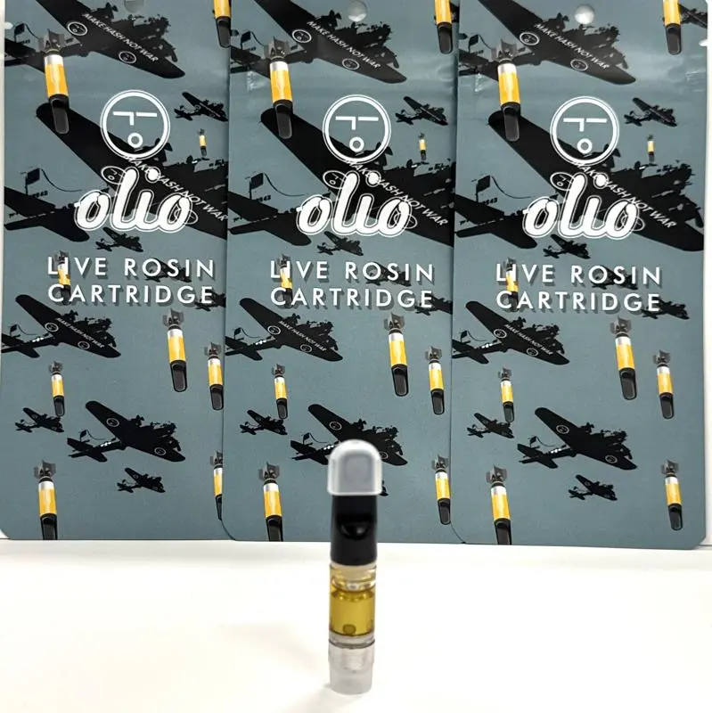 Photograph of product: Olio | Sour D x Wilson | Live Rosin | Cart