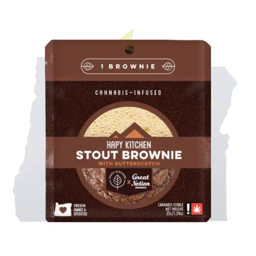 Photograph of product: Hapy Kitchen-Stout Brownie