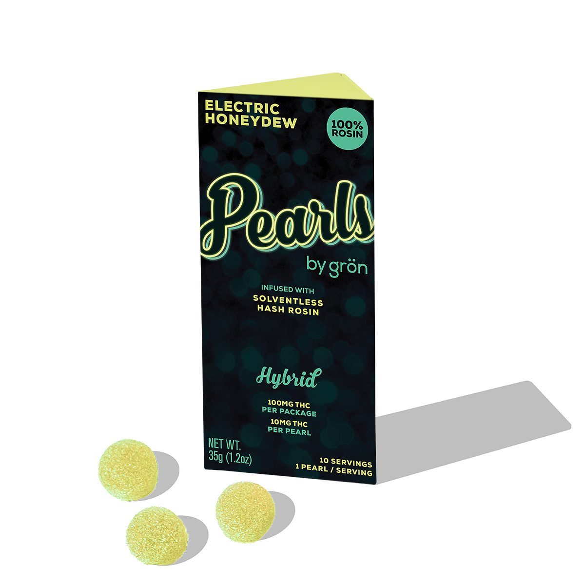 Photograph of Product: Electric Honeydew Pearls