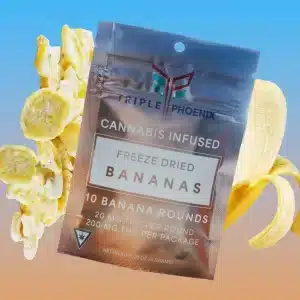 Photograph of product: Triple Phoenix | Freeze Dried Bananas  200mg