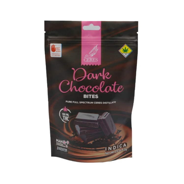 Photograph of product: 10pk Oui'd Dark Chocolate Bites c