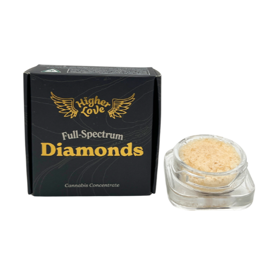 Photograph of product: Higher Love Blueberry Full Spectrum Diamonds | 1g