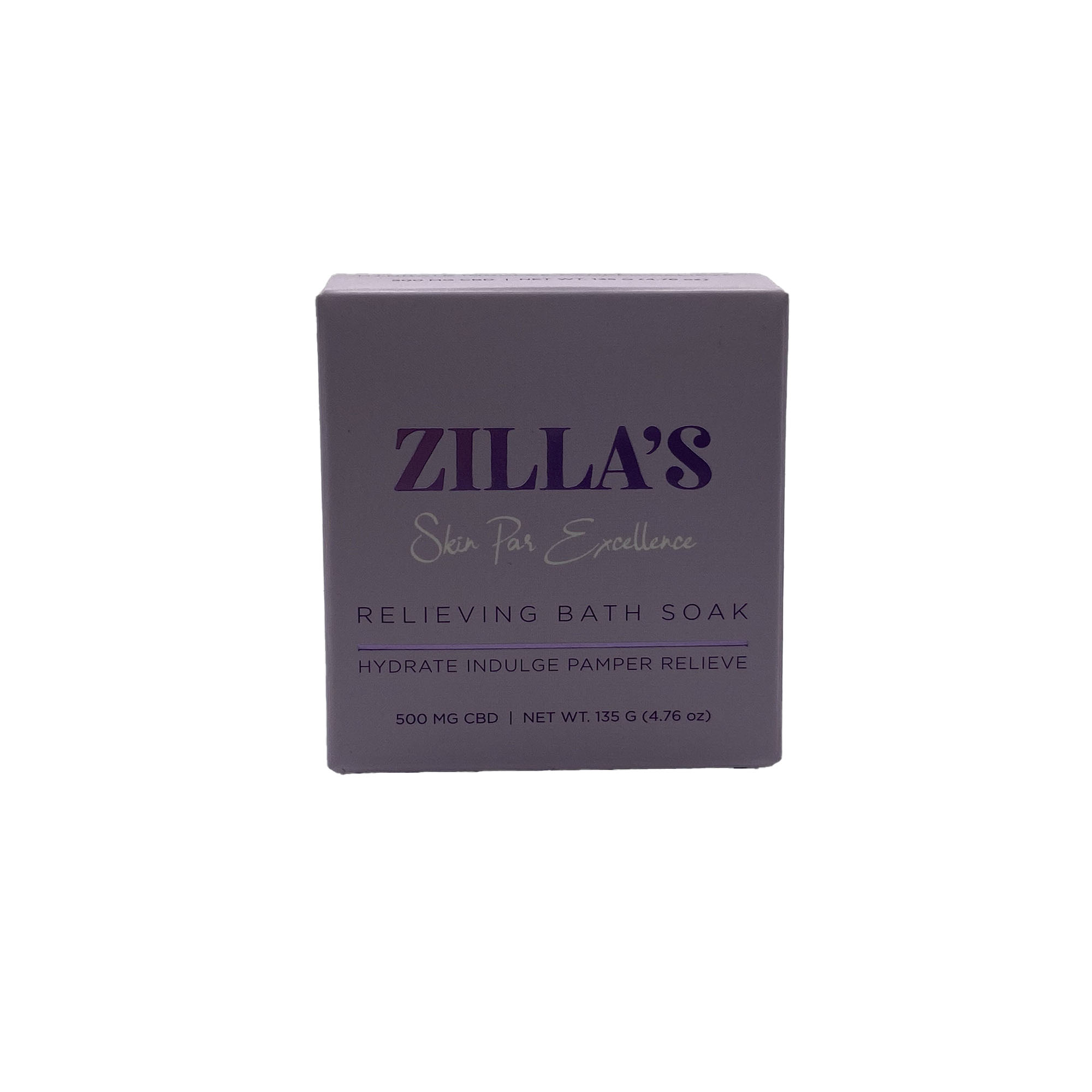 Photograph of product: Zilla's - CBD Bath Bomb - Purpe Lavender