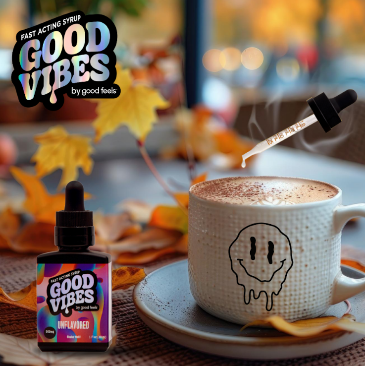 Photograph of product: Good Vibes X | Unflavored Syrup 1000mg