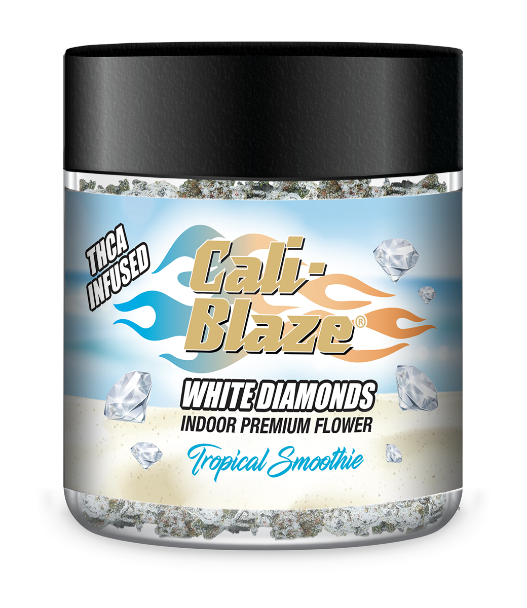 Photograph of Product: Cali Blaze - Tropical Smoothie THCa White Diamond Rocks 3.5g | 2/$50