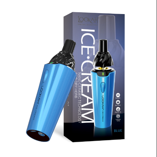 Photograph of product: Lookah Ice Cream Dry Herb Vaporizer - Blue