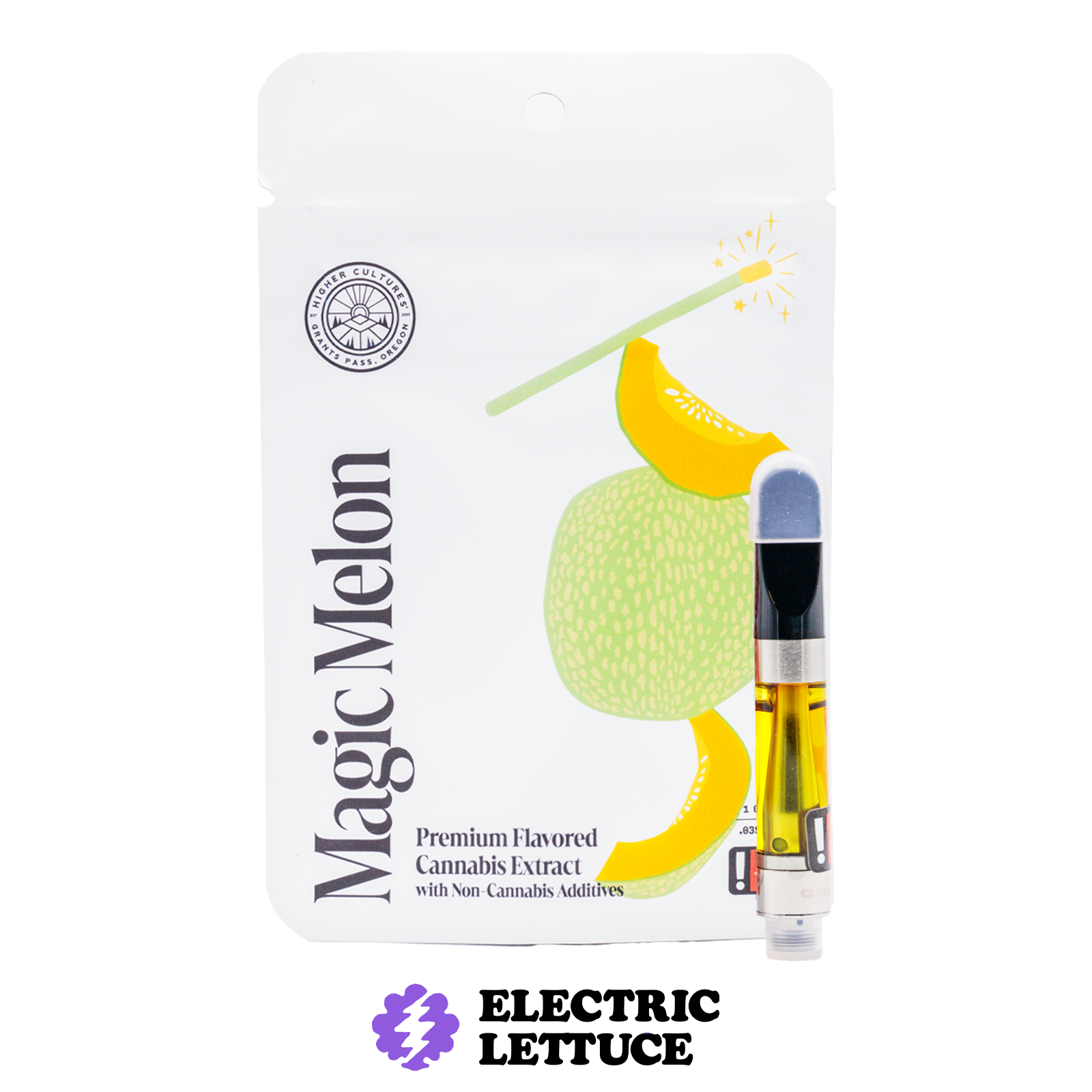 Photograph of product: Higher Cultures Magic Melon Flavored Cartridge 1g