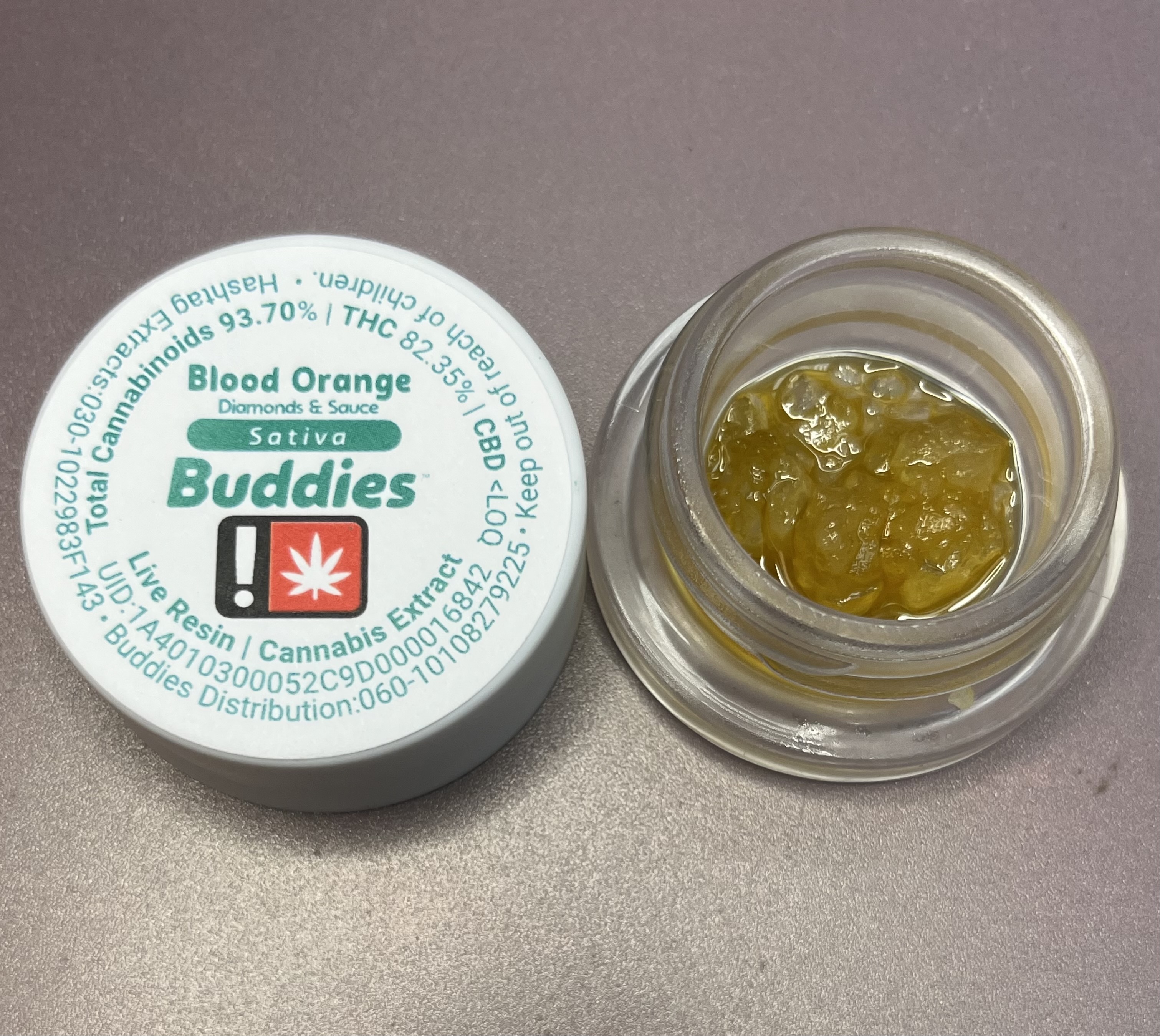Photograph of product: Blood Orange Live Diamonds & Sauce - Buddies
