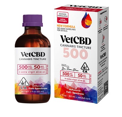 Photograph of product: VETCBD Extra Strength 500mg CBD 2oz Oui'd Tincture, VetCBD, Inc