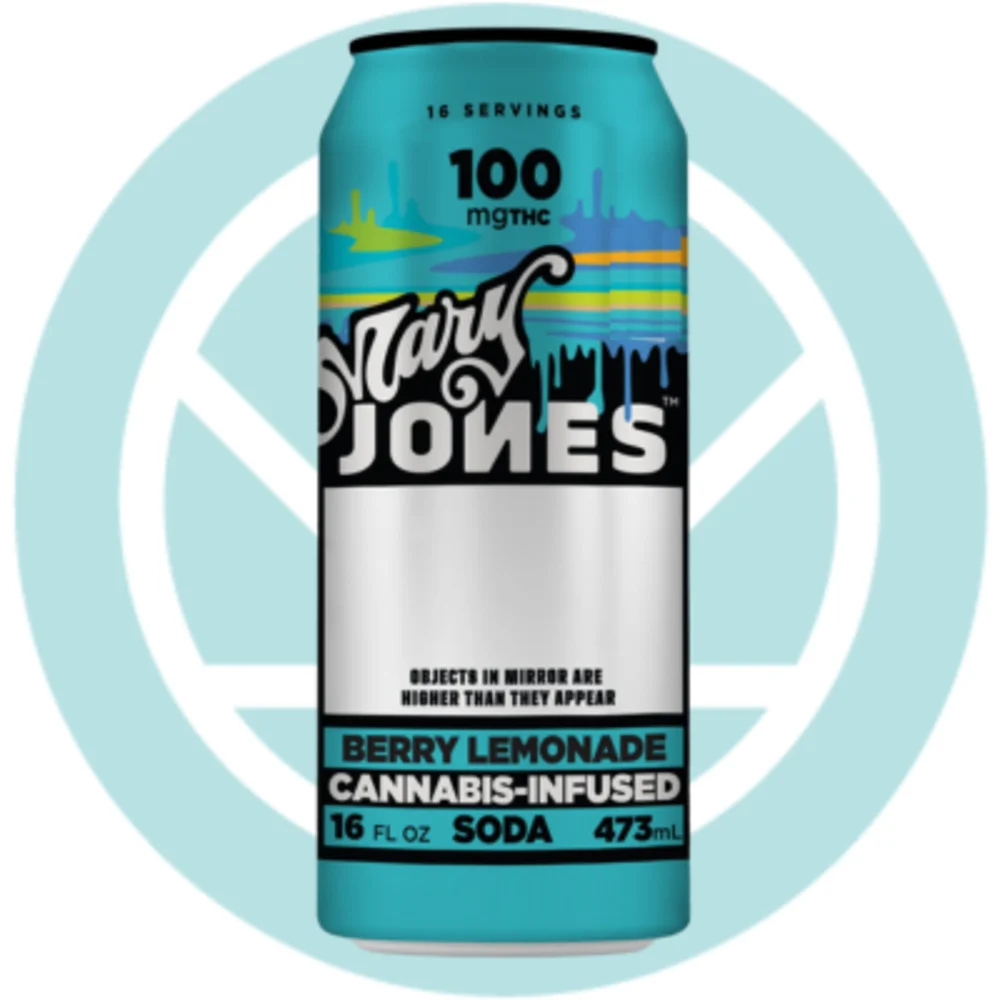 Photograph of product: MARY JONES 100mg Berry Lemonade