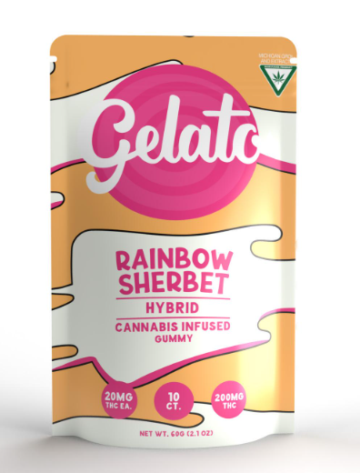 Photograph of product: Rainbow Sherbet | Gelato