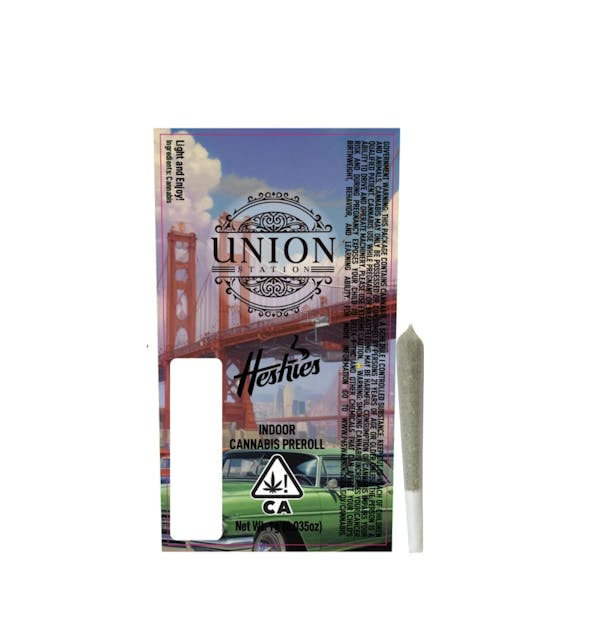 Photograph of product: Union Station Grandaddy Purple Preroll 1g - Sales Floor