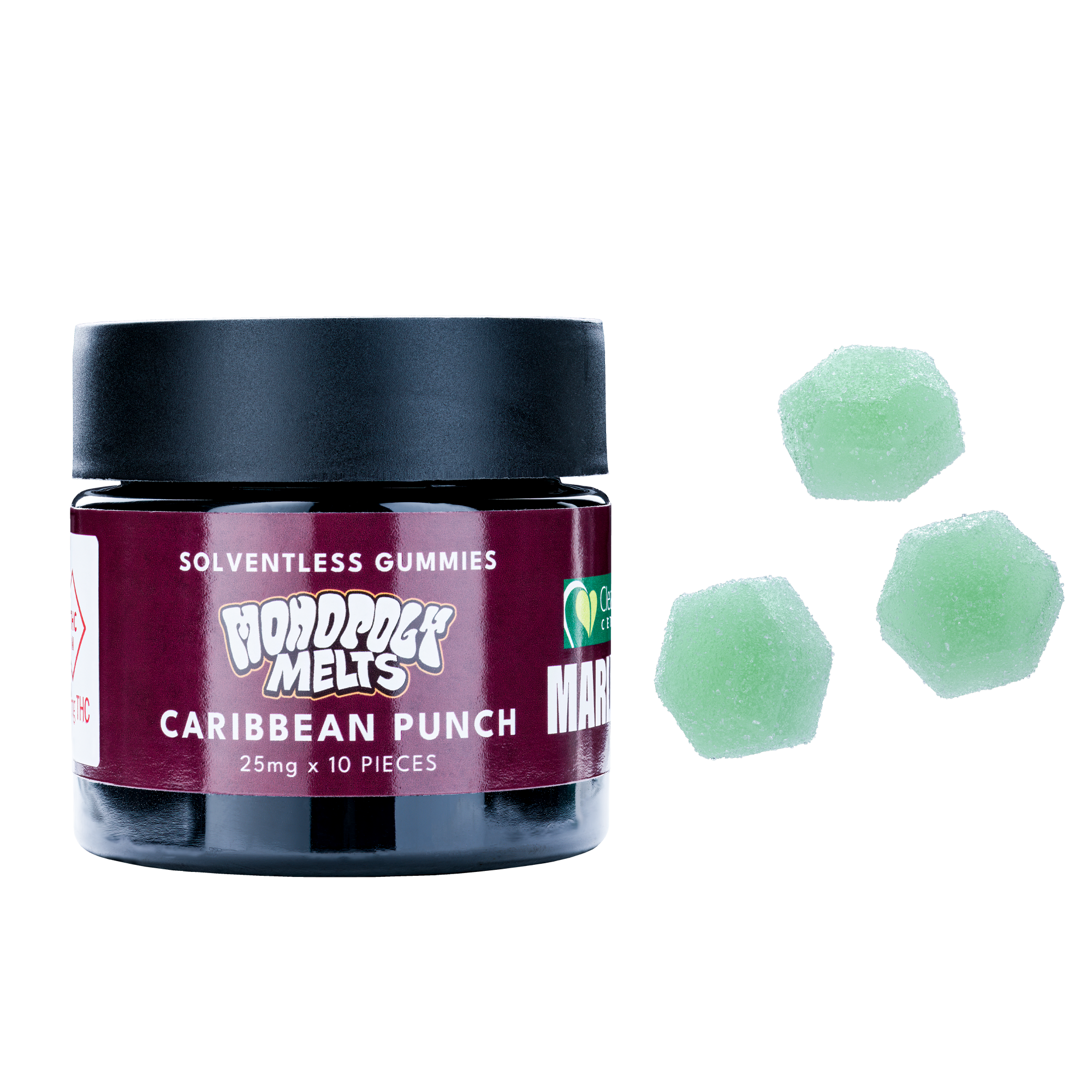 Photograph of product: Caribbean Punch Live Rosin Gummies (250mg)