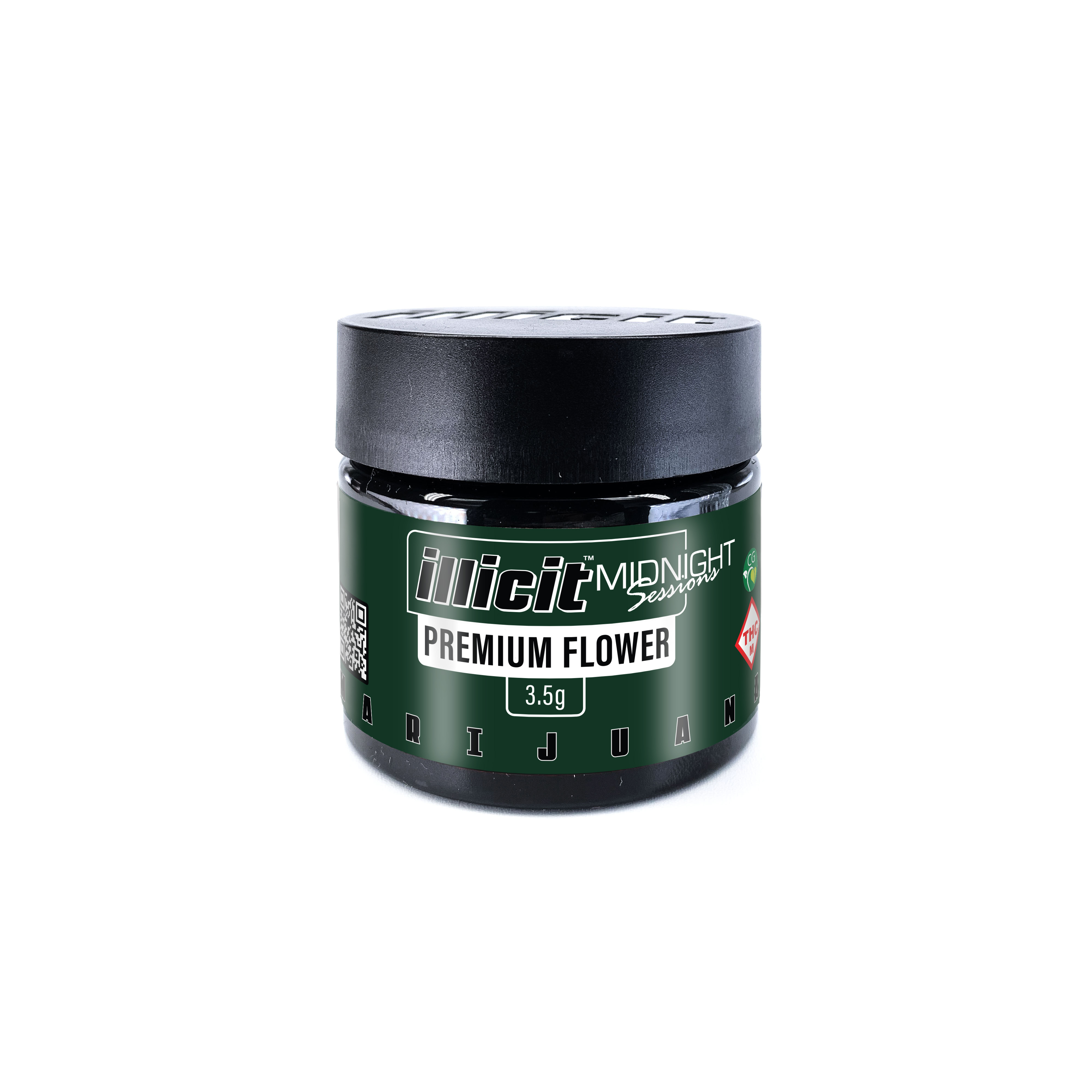 Photograph of product: Illicit Midnight Sessions: Flower | Purple Chem | 3.5g