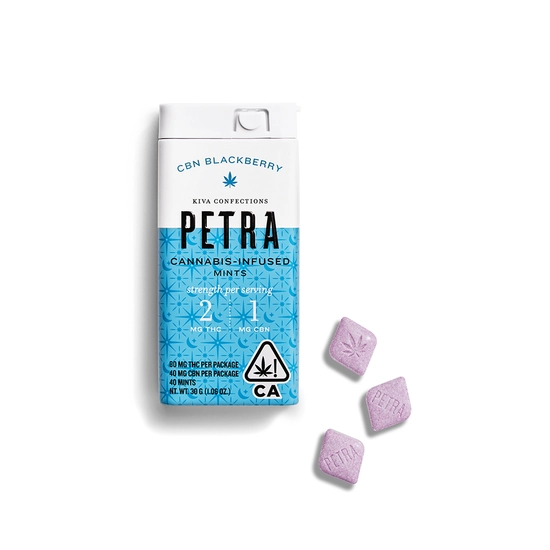 Photograph of product: PETRA - MINTS - BLACKBERRY CBN