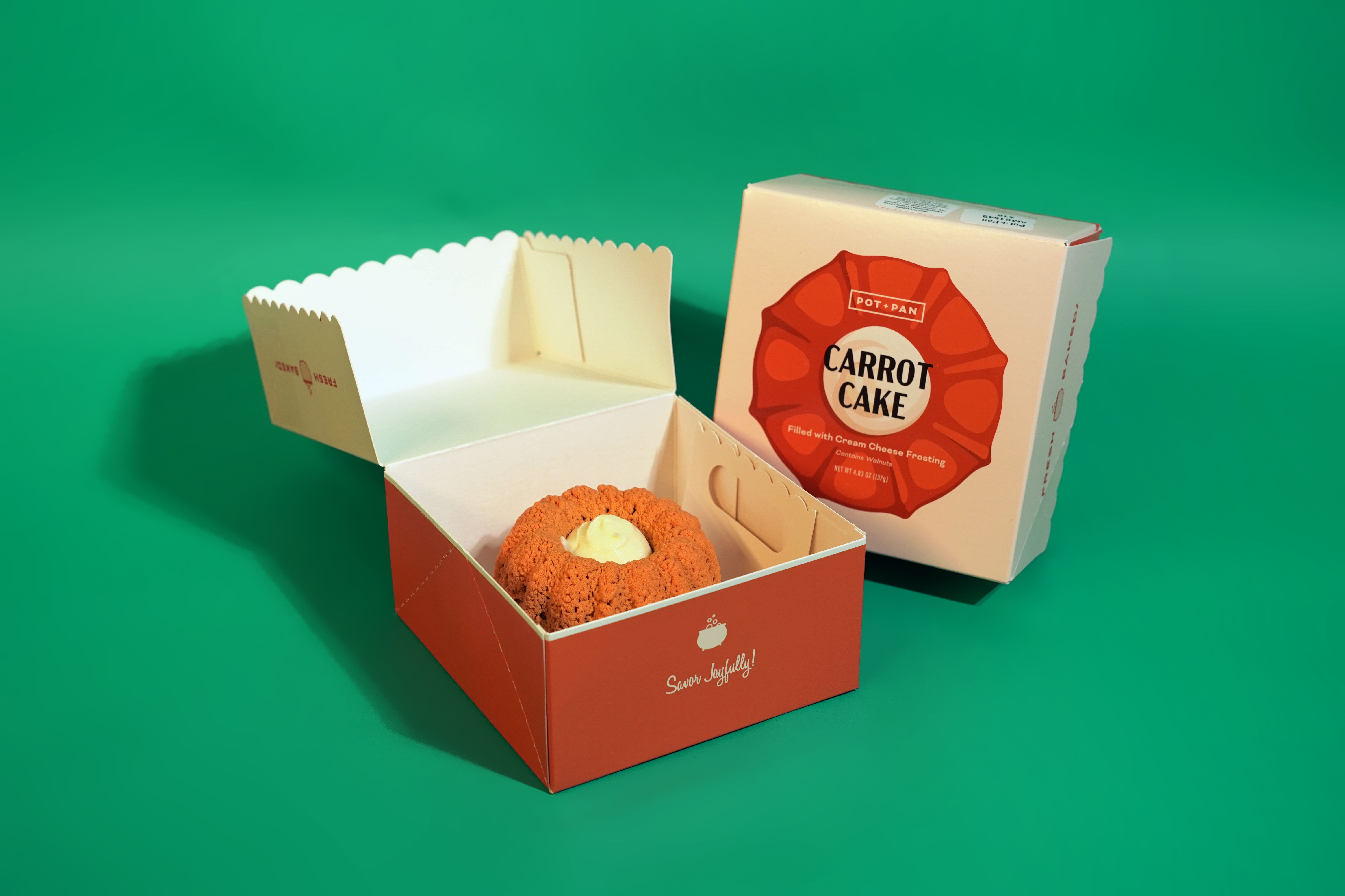 Photograph of product: CARROT CAKE BUNDT | 1PC | 5MG