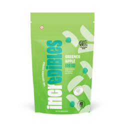Photograph of product: Super Sour Apple Pucker 10mg (10ct) - Incredibles