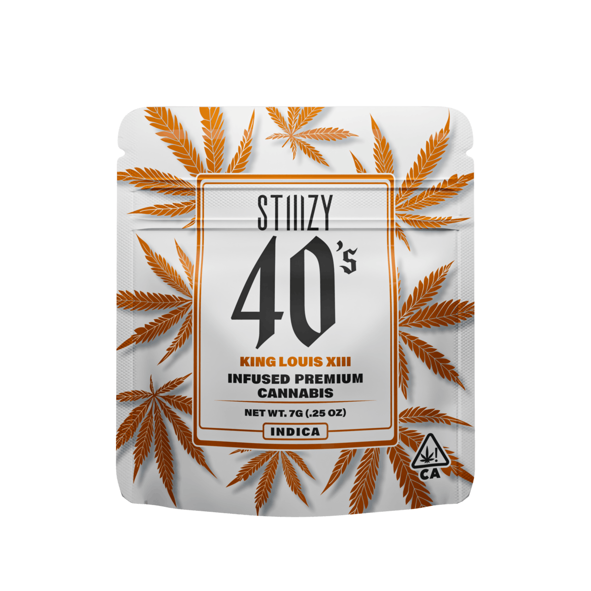 Photograph of product: 1/4 oz King Louis XIII (Indica) Stiiizy 40's Infused Flower $49