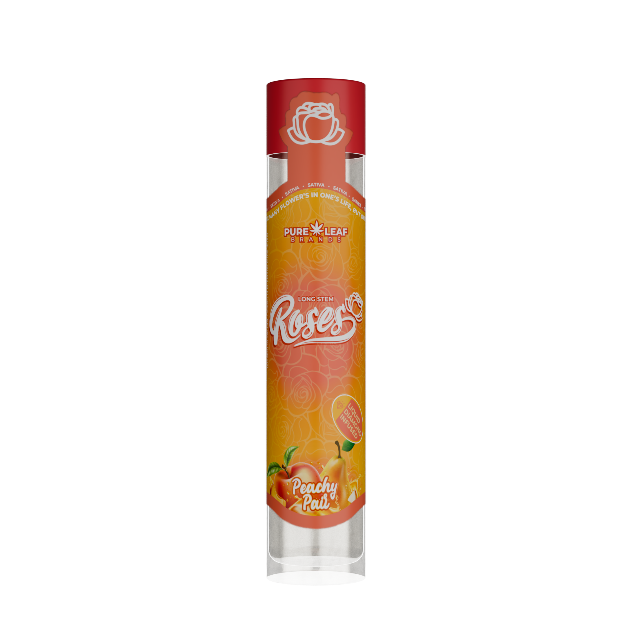 Photograph of product: Roses Peachy Pair Infused Pre-Roll | 1g