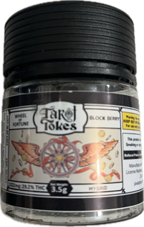 Photograph of product: Tarot Tokes | Flower | Block Berry - 3.5g