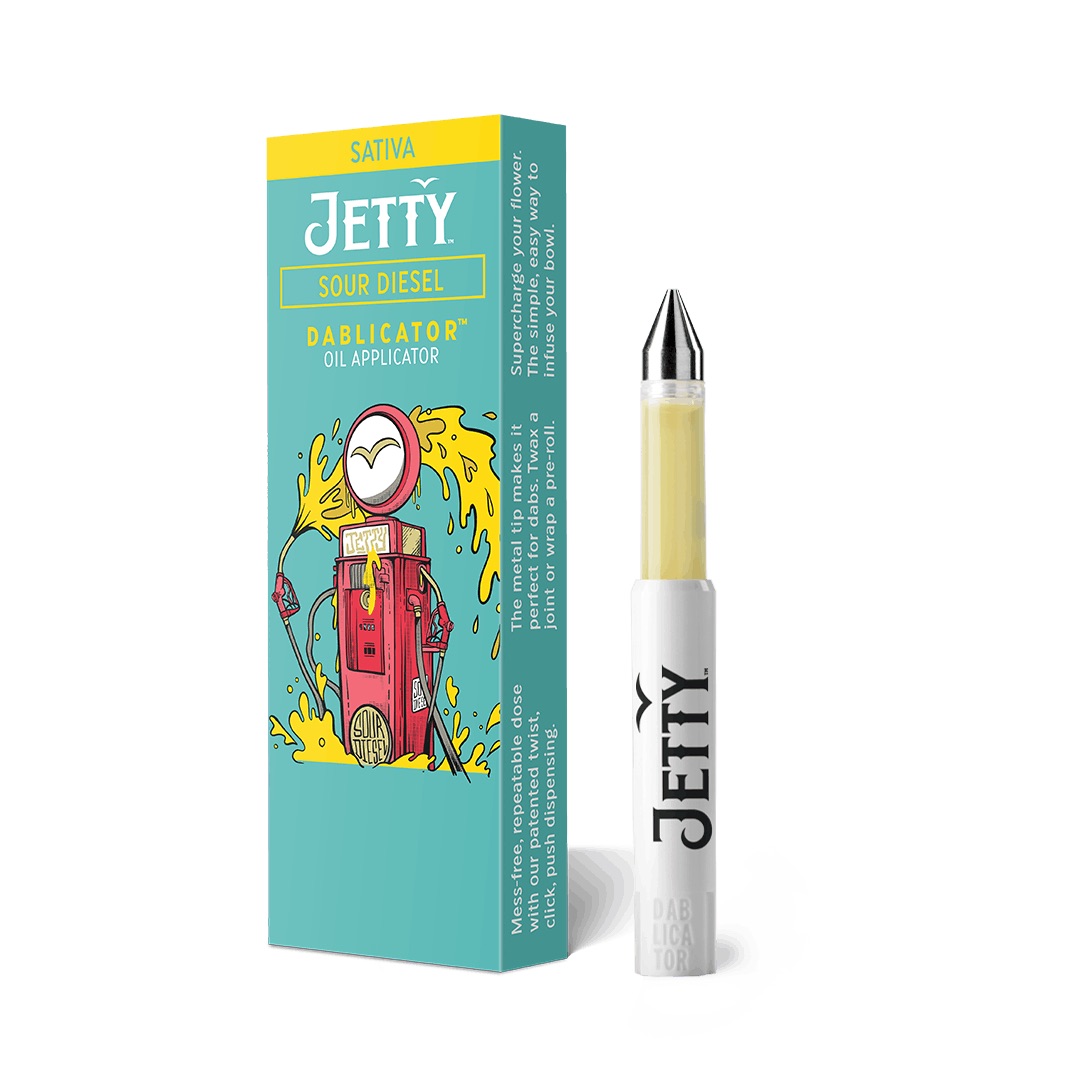 Photograph of product: Jetty | Distillate Dablicator | Sour Diesel | .5g