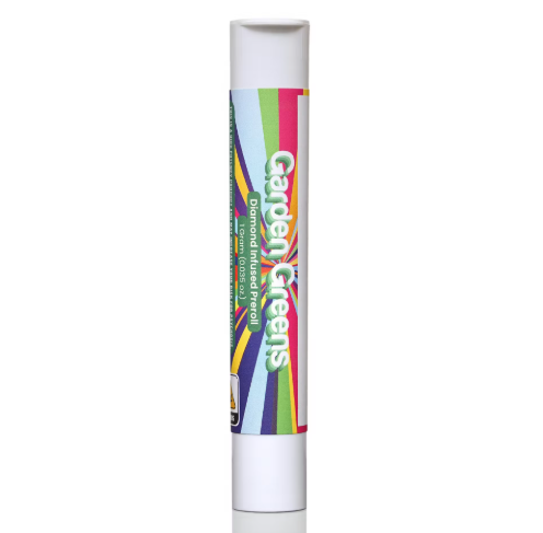 Photograph of product: Garden Greens Willy Kush Diamond Infused 1g Preroll