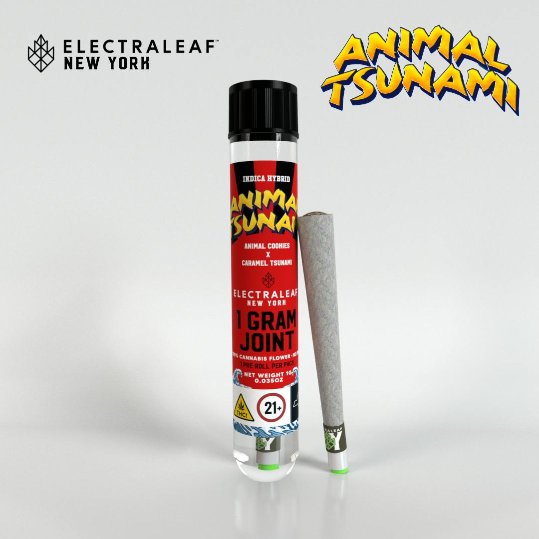 Photograph of product: Electraleaf - Pre Roll - Animal Tsunami - 1g