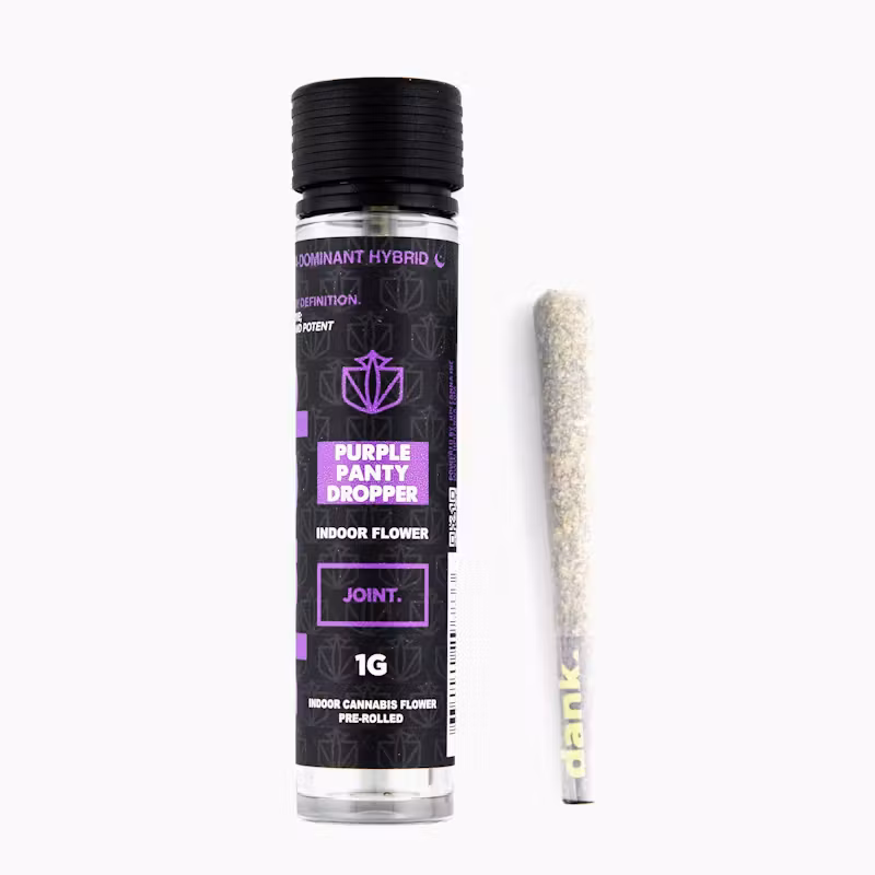 Photograph of product: Dank Pre-Roll | 1g | Purple Panty Dropper