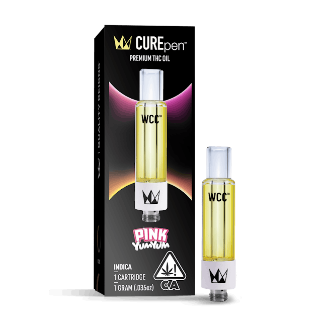 Photograph of product: Pink Yum Yum | 1g Vape Cartridge - 