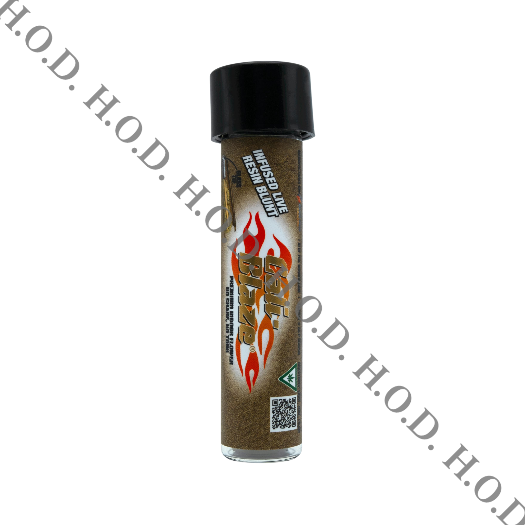 Photograph of product: Cali-Blaze Cinnamon Churro Live Resin Infused Donut Blunt 1.2g