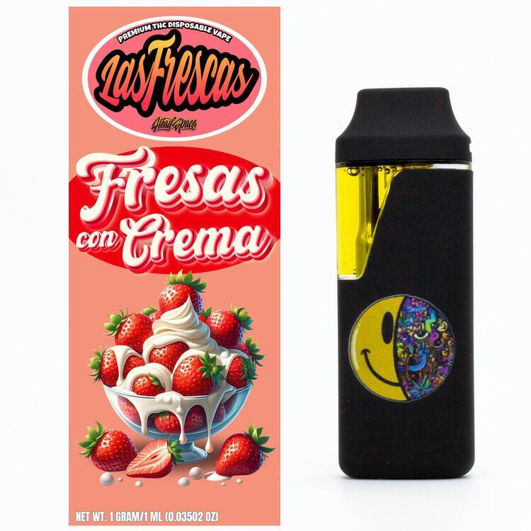 Photograph of product: Las Frescas - Fresas Con Crema Disposable Vape
