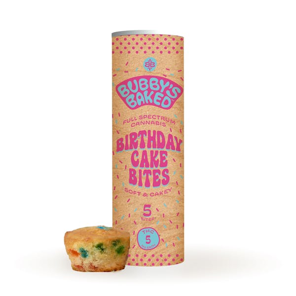 Photograph of product: Birthday Cake Bites | Baked Goods | 5pk of 5mg*