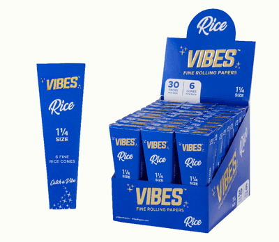 Photograph of product: Vibes Rolling Papers 1-1/4 Organic Hemp