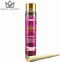 Photograph of product: Gold Crown Jesters - Watermelon Zkittles - 1.5g Infused Pre-roll