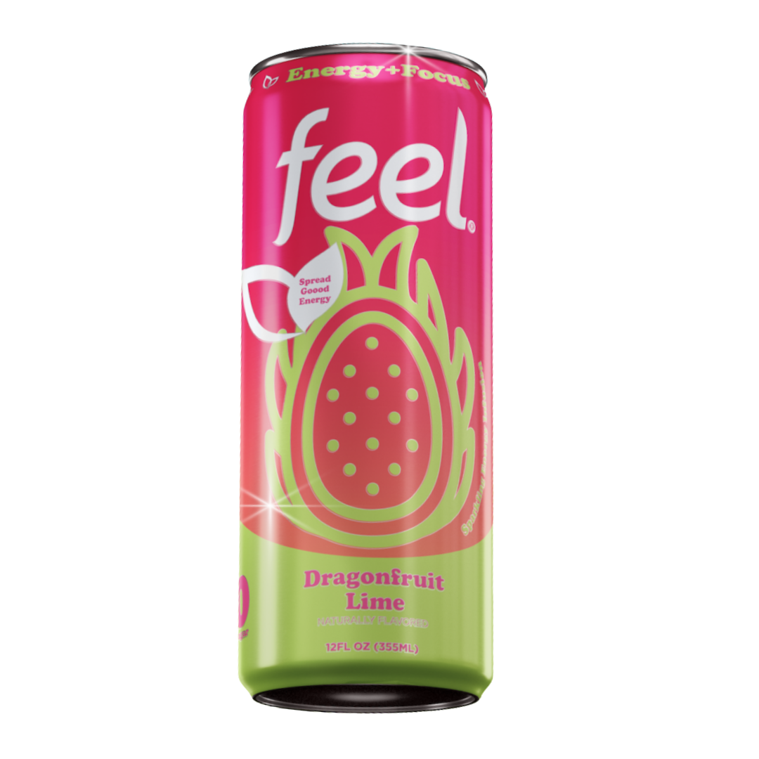 Photograph of product: Feel - 10mg Seltzer - Dragonfruit Lime