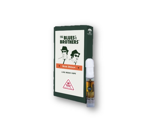 Photograph of product: 0.5g Blue Dream Live Resin Cartridge