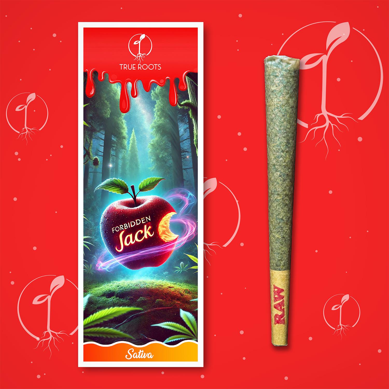 Photograph of product: Canvas Cones - Forbidden Jack - Preroll 1.1g [Oui'd]
