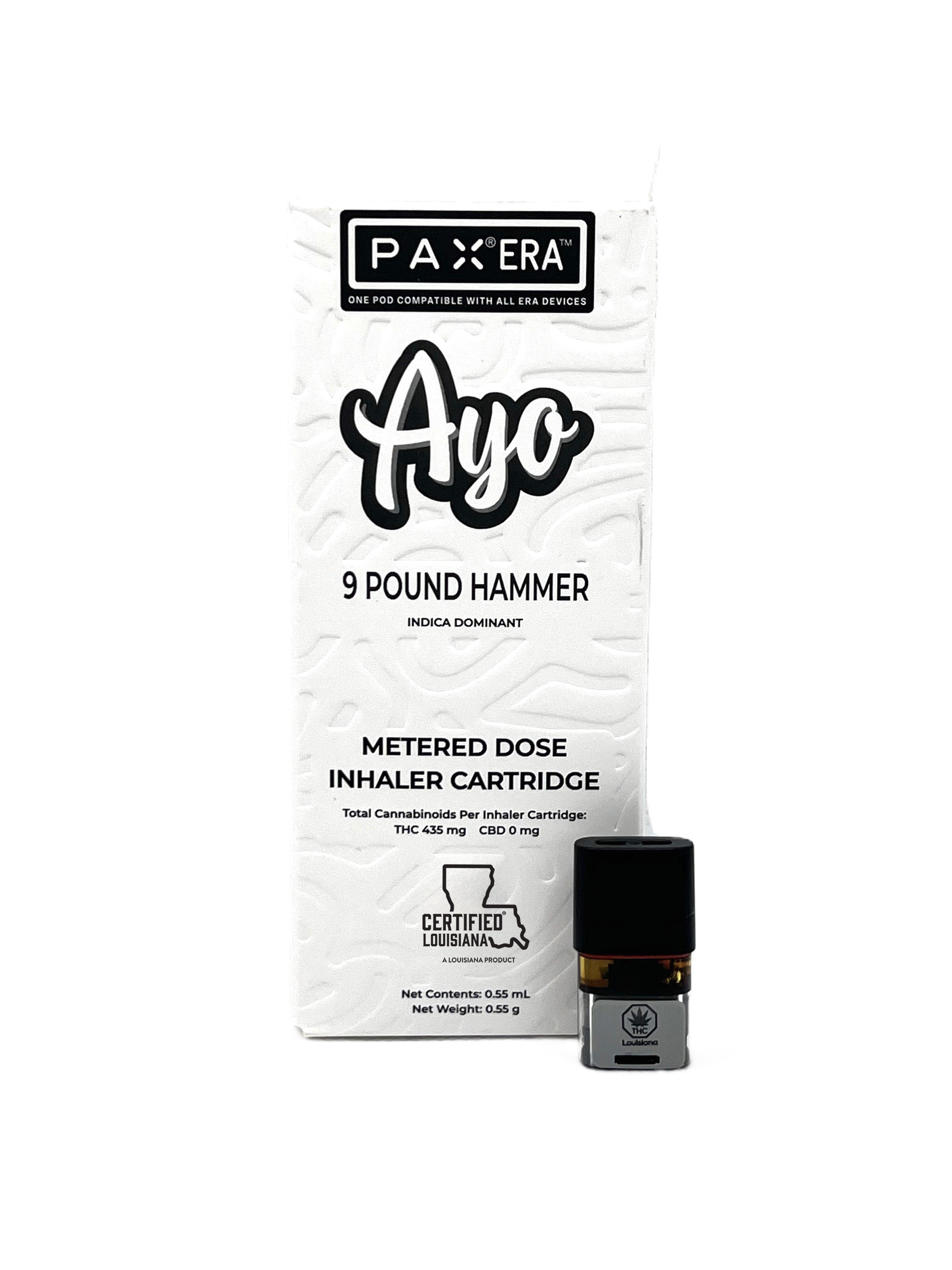 Photograph of product: Pax: Vape | 9 Pound Hammer | Pod | 0.5g