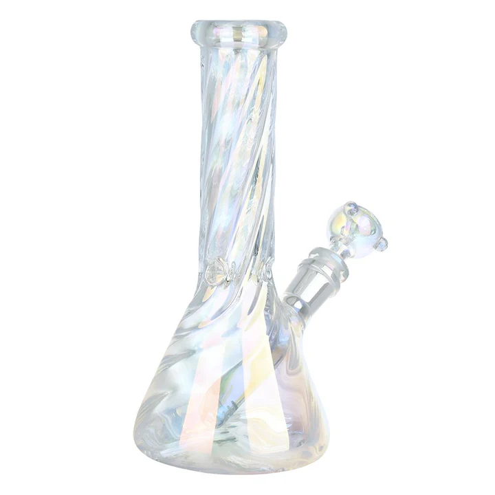Photograph of product: A Positive Twist Beaker Glass Bong 14mm 8.5"