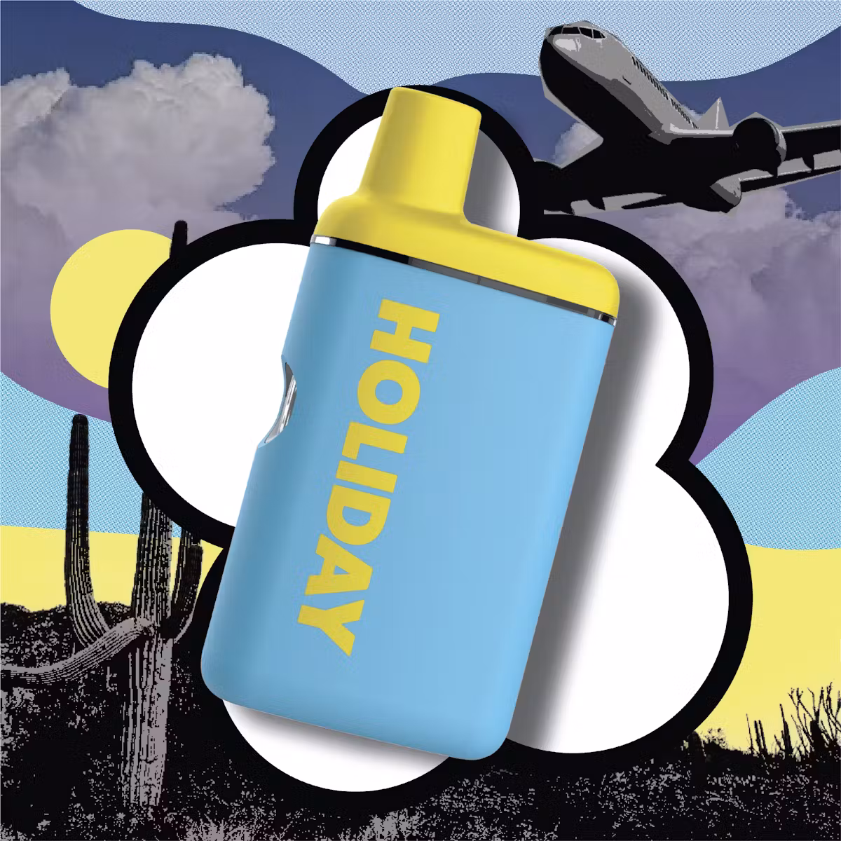 Photograph of product: Holiday | Disposable Vape Airplane Mode