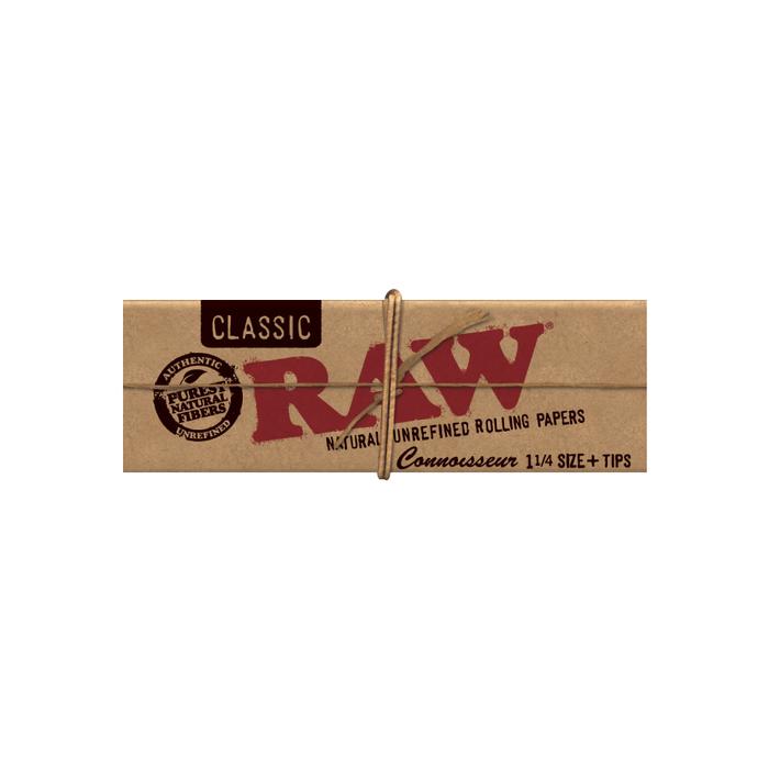 Photograph of product: RAW - CONNOISSEUR CLASSIC 1 1/4' PAPERS W/ TIPS
