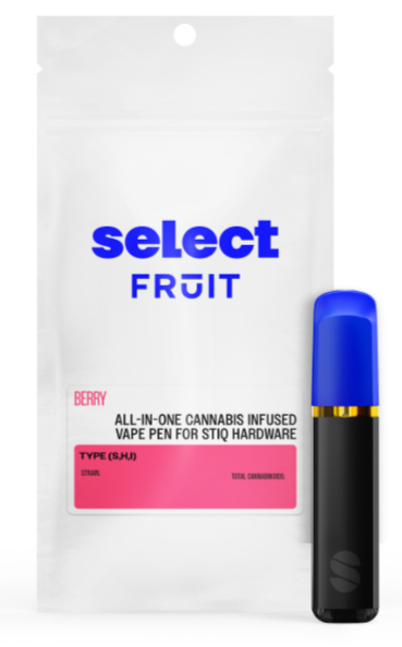 Photograph of product: Select Sweet Strawberry Fruit Stiq