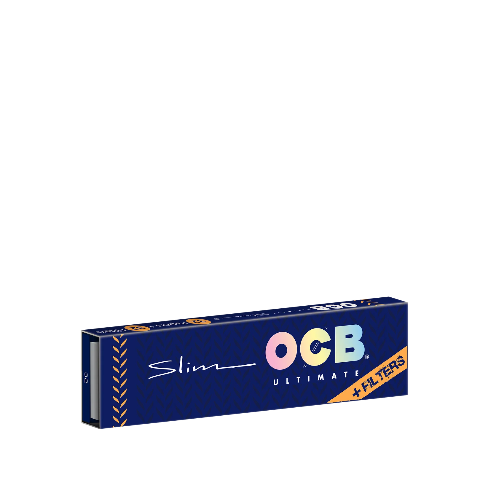 Photograph of product: OCB | Ultimate Slim + Tips | Rolling Papers