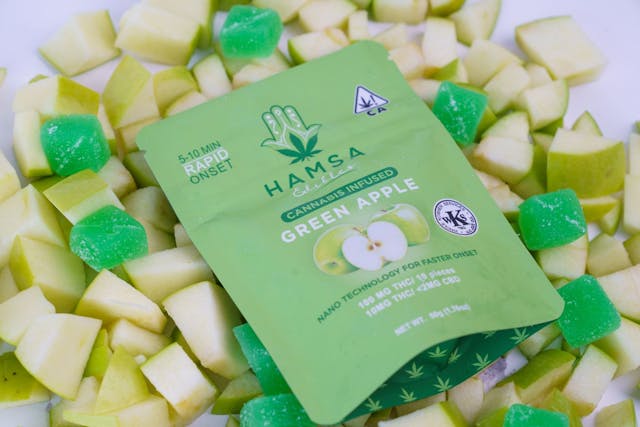 Photograph of product: Gummies- GREEN APPLE - 50g 9810