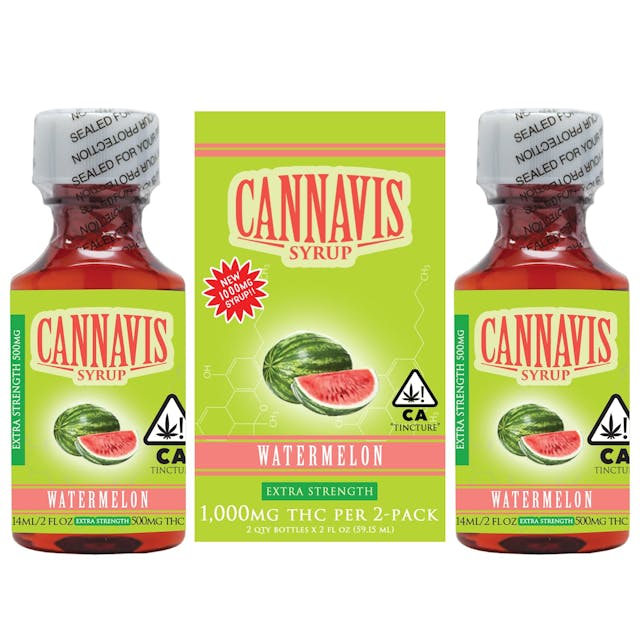 Photograph of product: Watermelon | 2 x 500mg Syrup - 