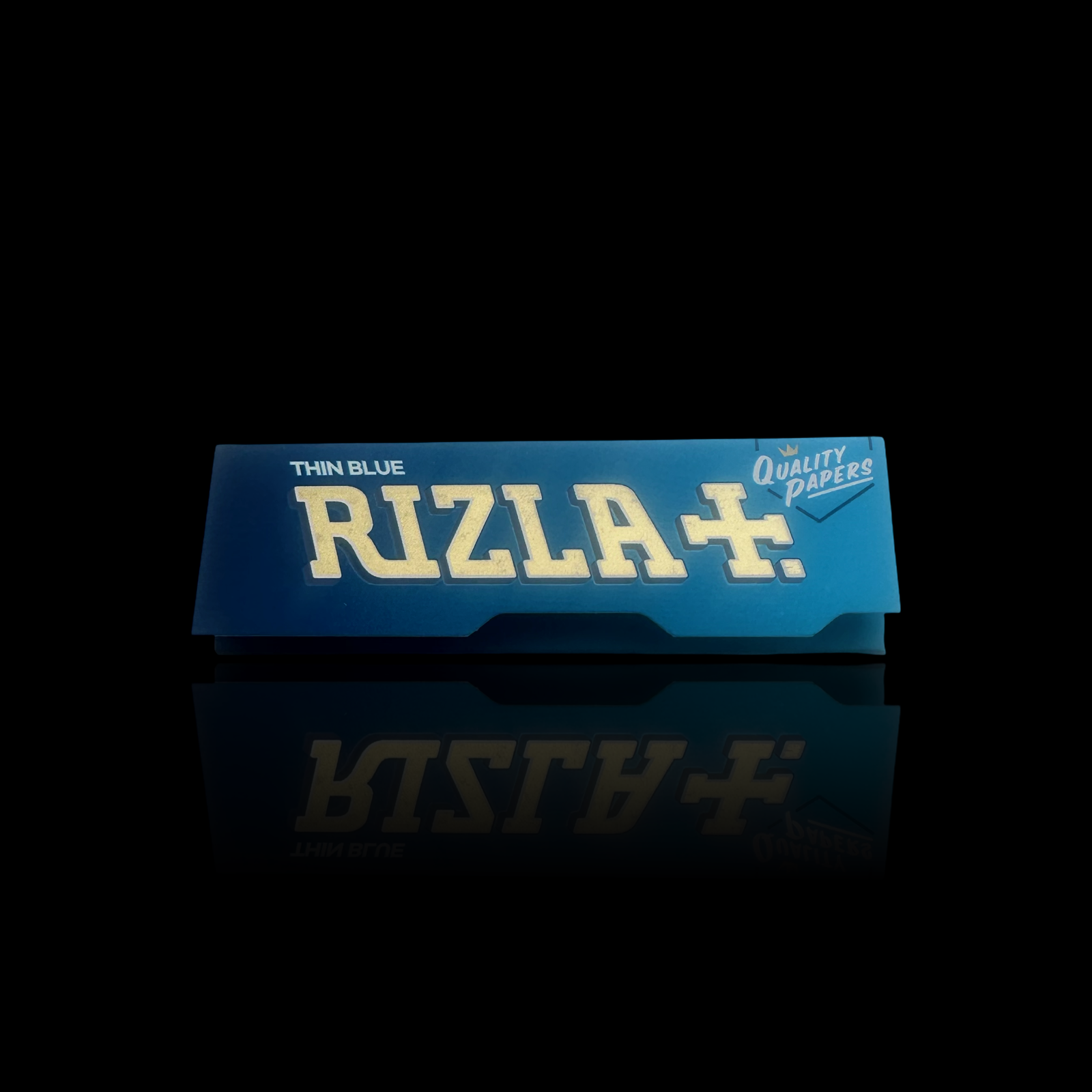 Photograph of product: 1-1/4" Blue Rizla+ Rolling Papers