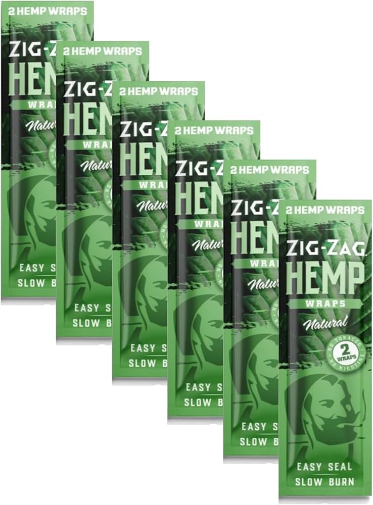 Photograph of product: Zig Zag hemp wraps